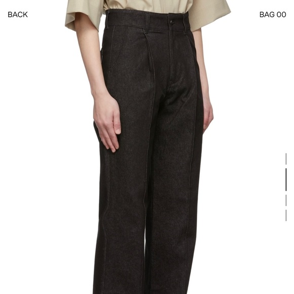 SOLD • Oct31 Wide Black Jeans - Picture 4 of 6